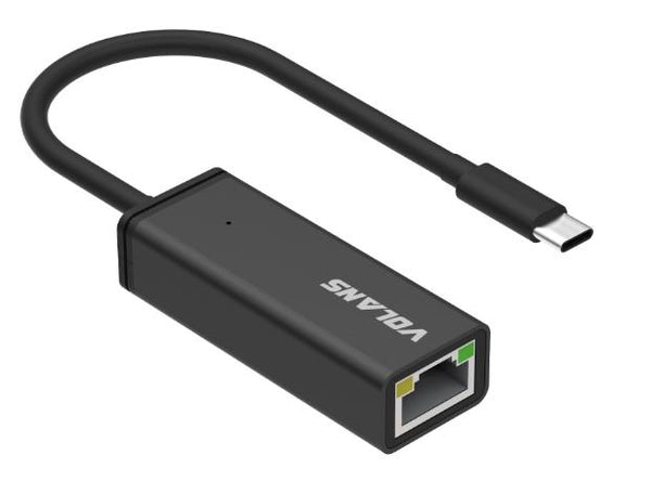 VOLANS Aluminium USB-C to RJ45 Gigabit Ethernet Portable Adapter (RJ45-C)