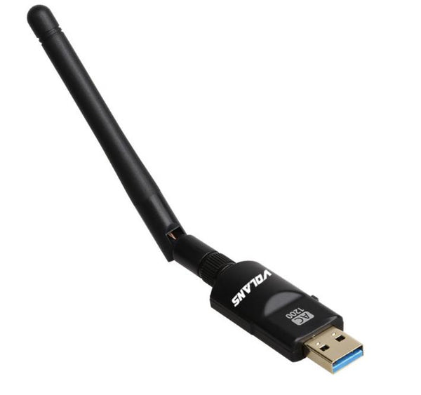 VOLANS VL-UW120 Wireless AC1200 High Gain WiFi Dual Band USB Adapter