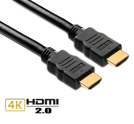 Simplecom HDMI-MM-2M-4K HDMI v2.0 Cable: 2M M-M High Speed cable Support 4K*2K 2160p at 60Hz